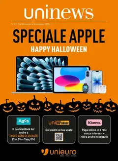 Anteprima Unieuro Halloween catalogo valida dal 30/10/2025