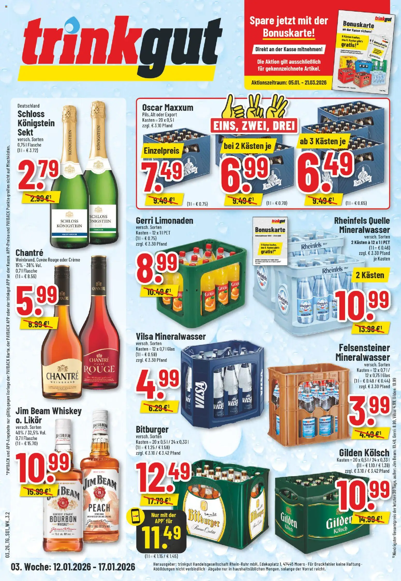 Trinkgut Prospekt - Seite 1 - gültig ab 12.01.2026