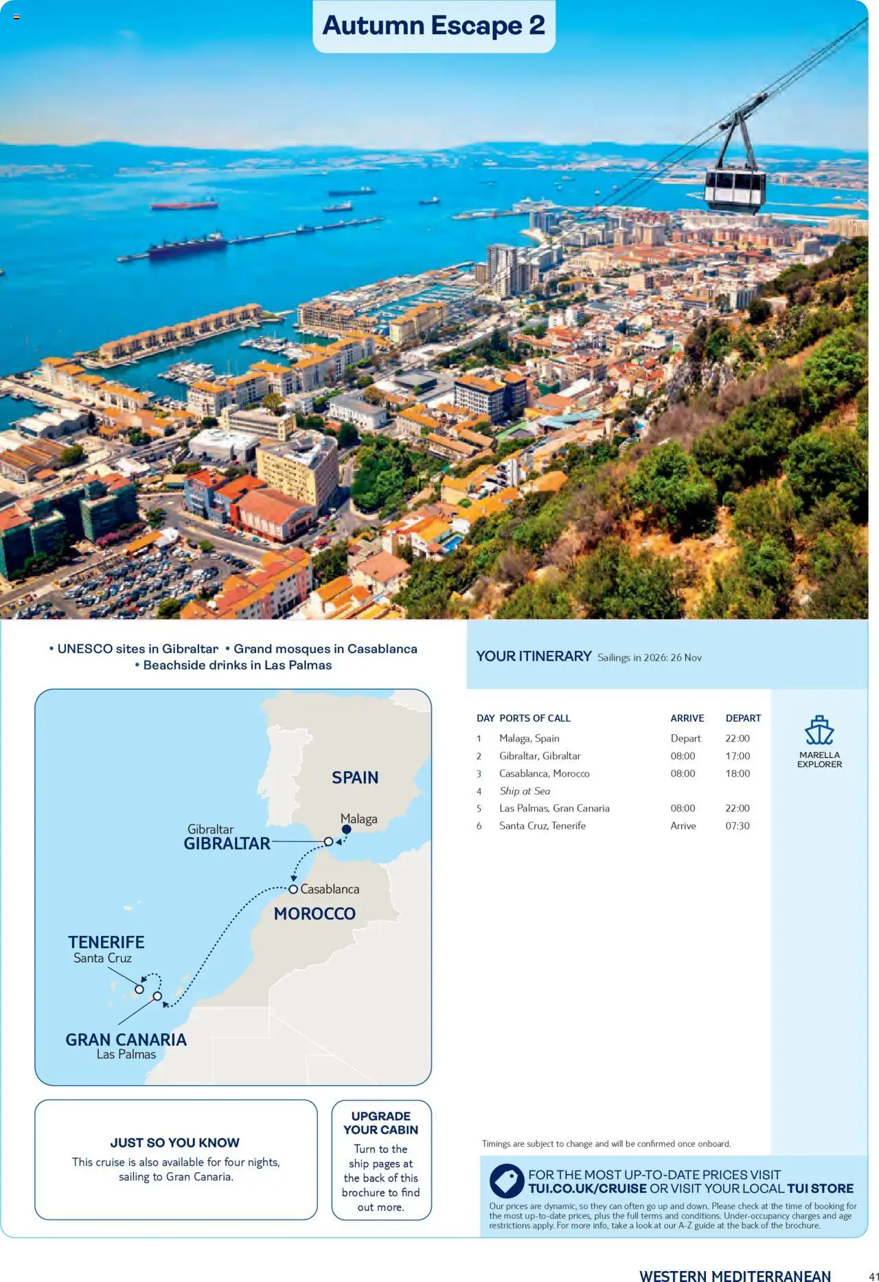 TUI - Marella Cruises NOVEMBER 2025 - APRIL 2027 - page 41- valid from 01/11/2025