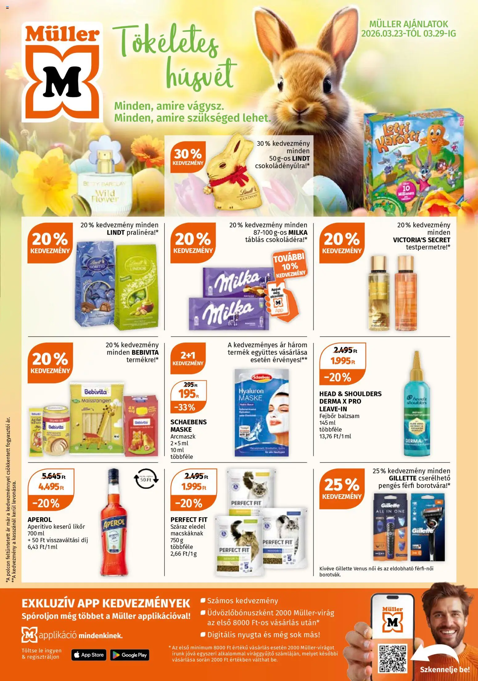 Müller akciós újság - 1oldal - érvényes 2026.03.23.-tól