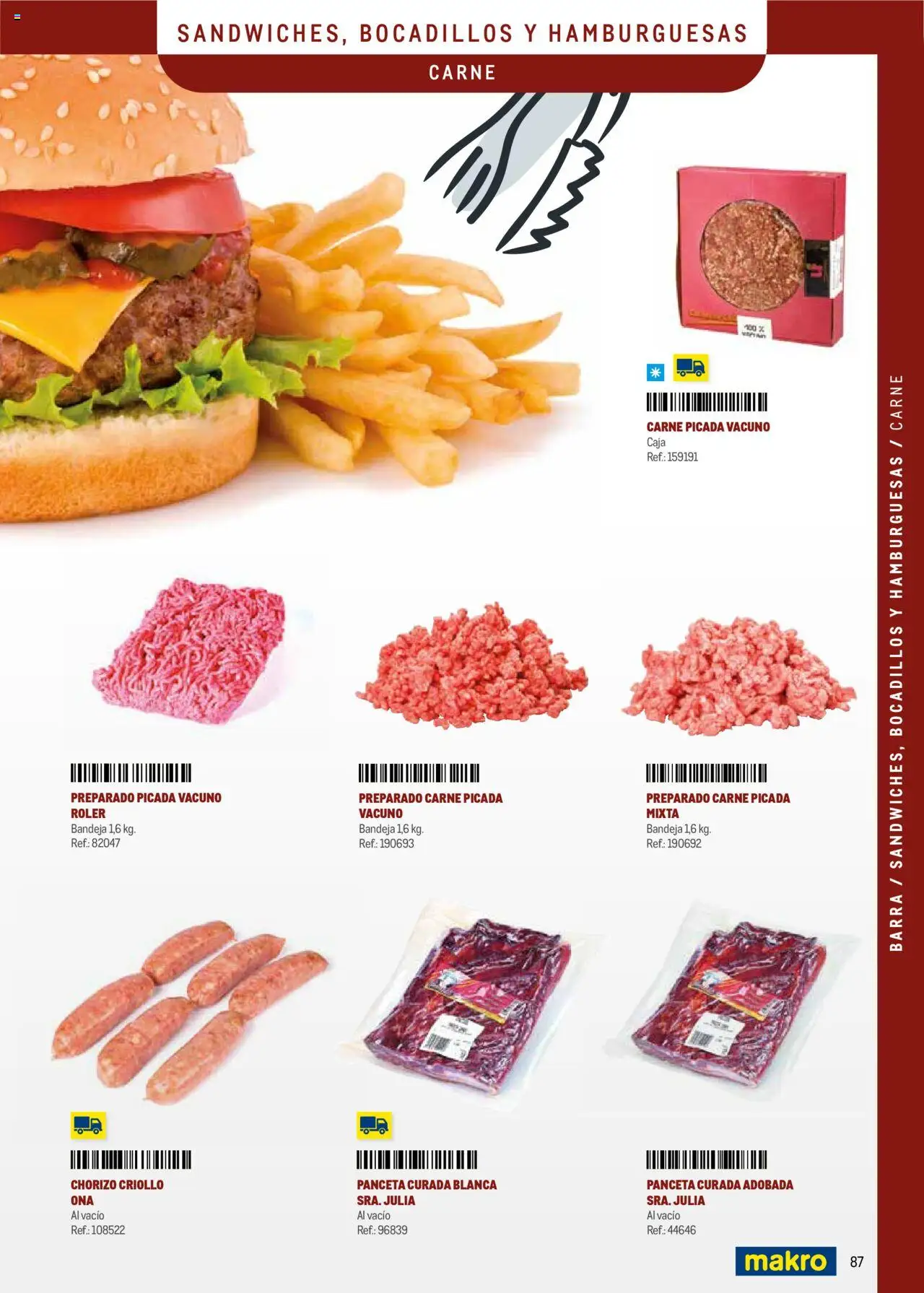 Makro -  Menú y Barra Canarias - Página de 87 - Válido desde 08/09/2025