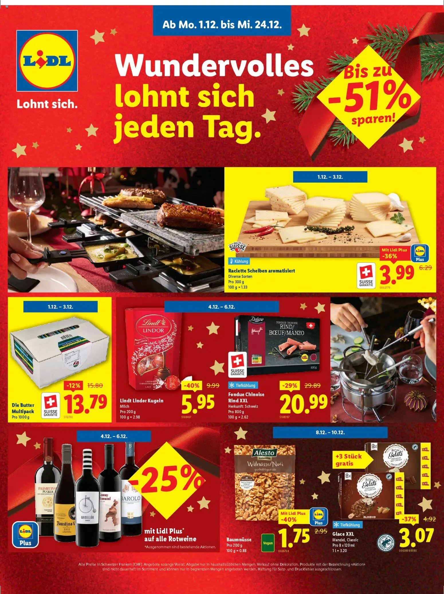 Lidl Aktionen Adventskalender - Seite 1- gültig ab 01.12.2025