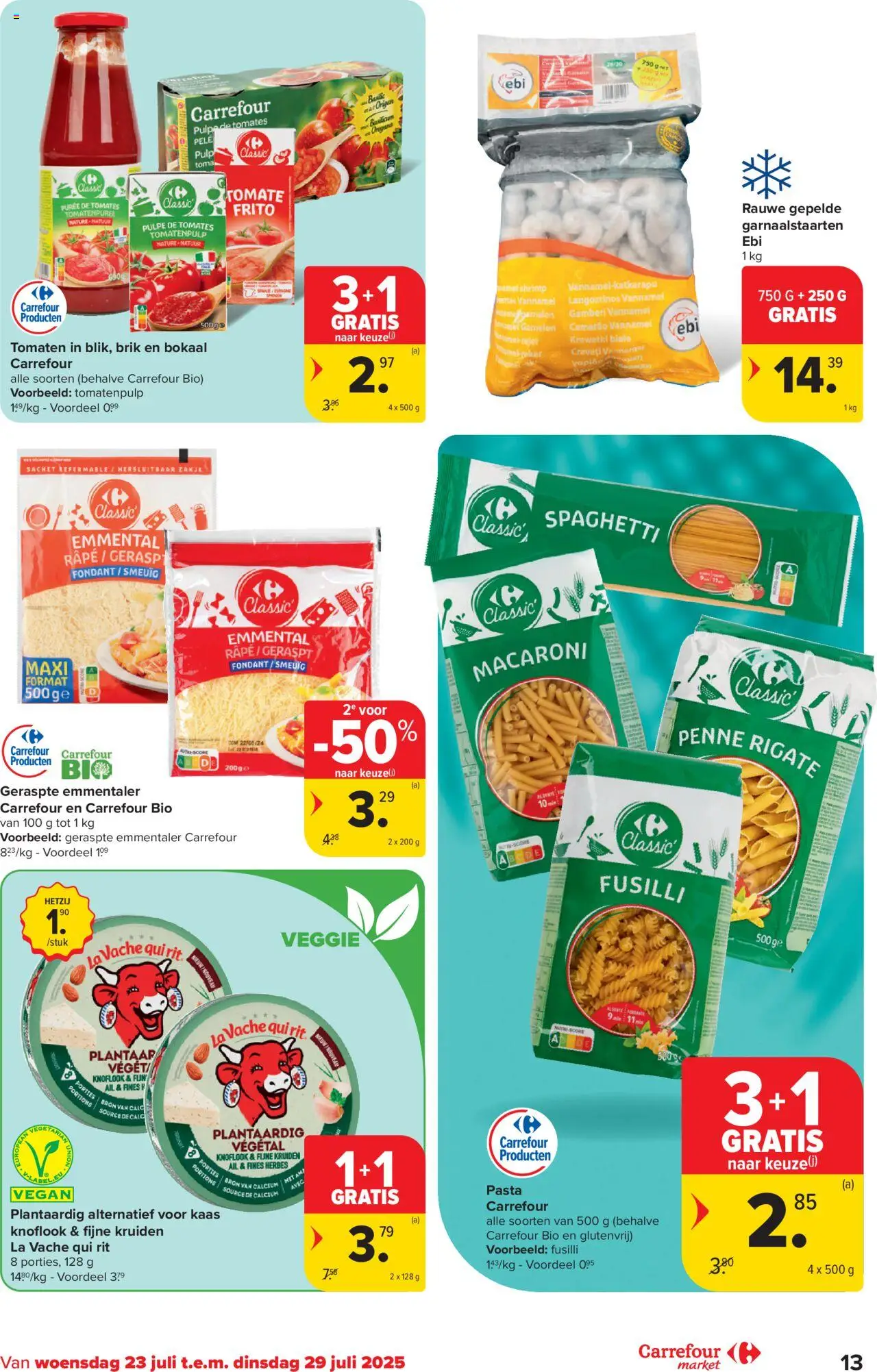Carrefour - Market Promoties  - pagina 13- geldig vanaf 23/07/2025