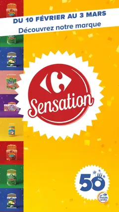 Aperçu Carrefour Découvrez la marque carrefour sensation valable à partir du 10/02/2026