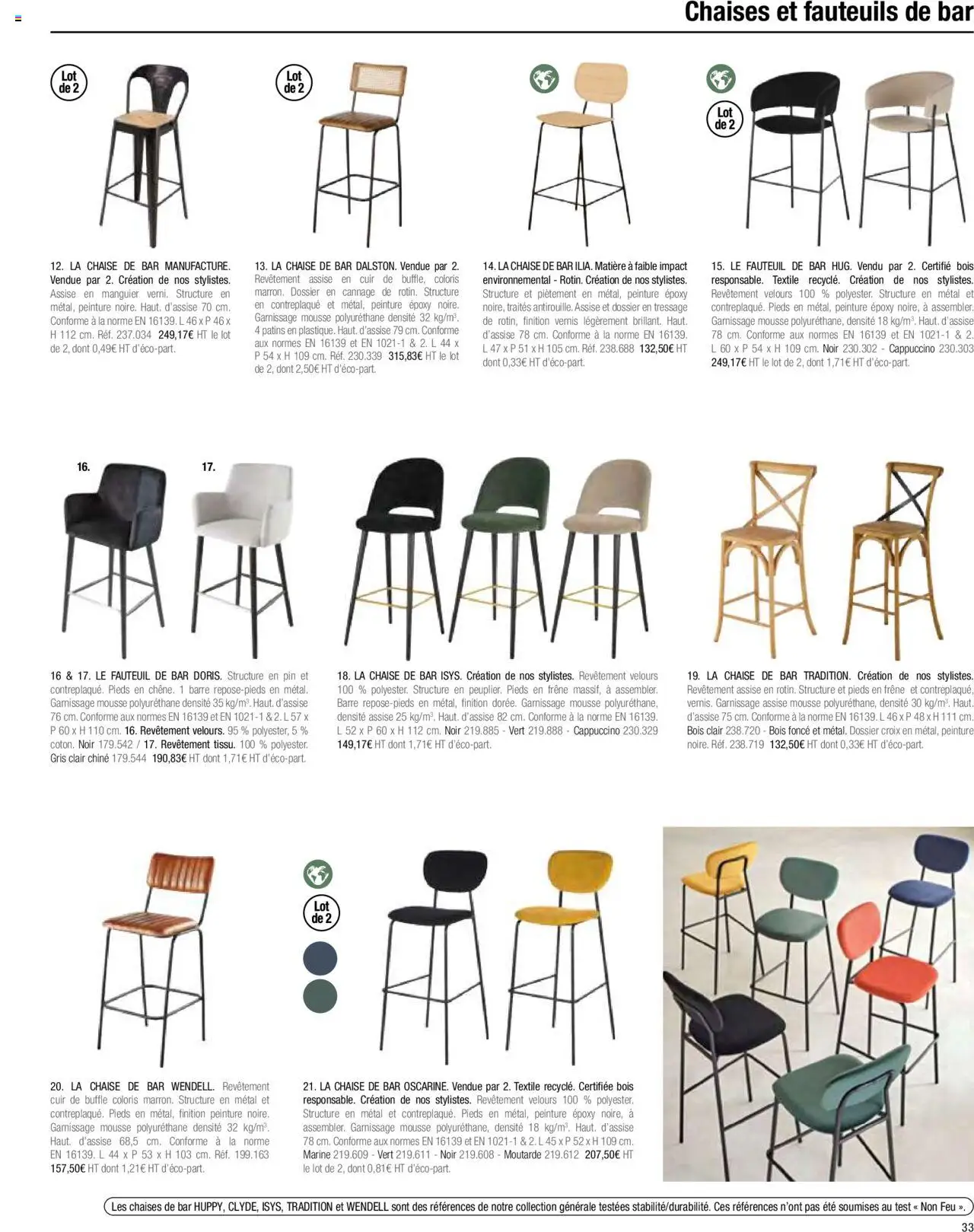 Maisons du Monde Business - page 33 - valable à partir du 01/01/2024