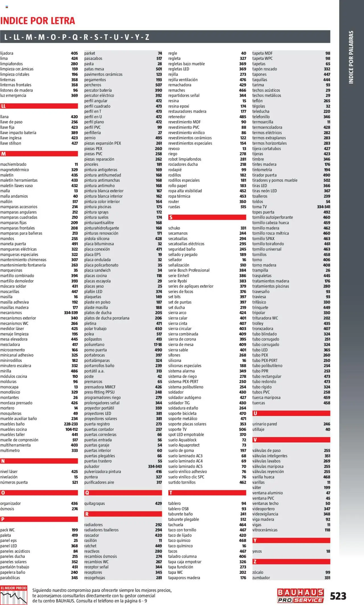 Bauhaus - ProService  - Página de 523 - Válido desde 24/02/2025