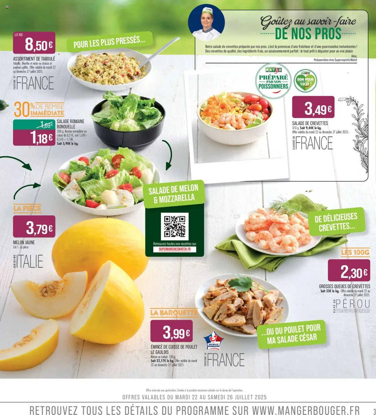 Match Supermarché catalogue - page 3 - valable à partir du 22/07/2025