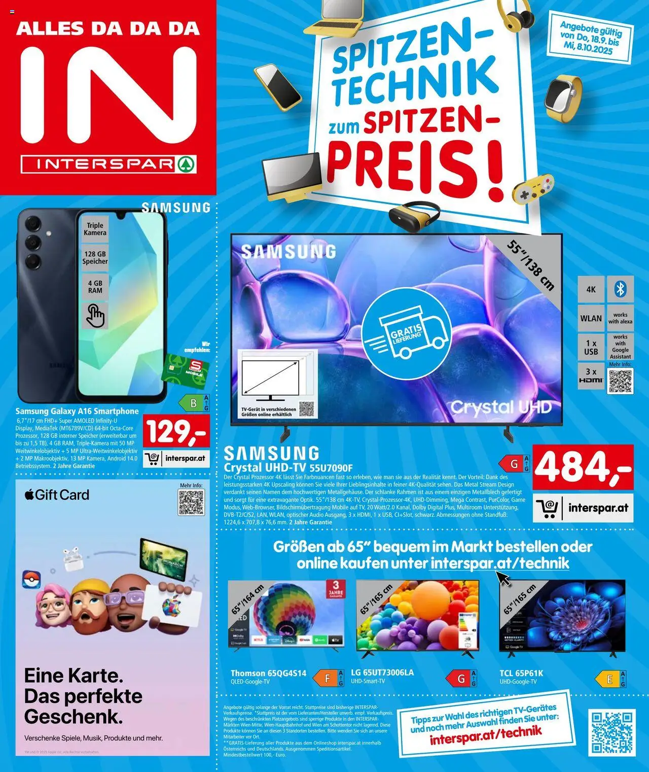 Interspar Herbst Technik - Seite 1- gültig ab 18.09.2025