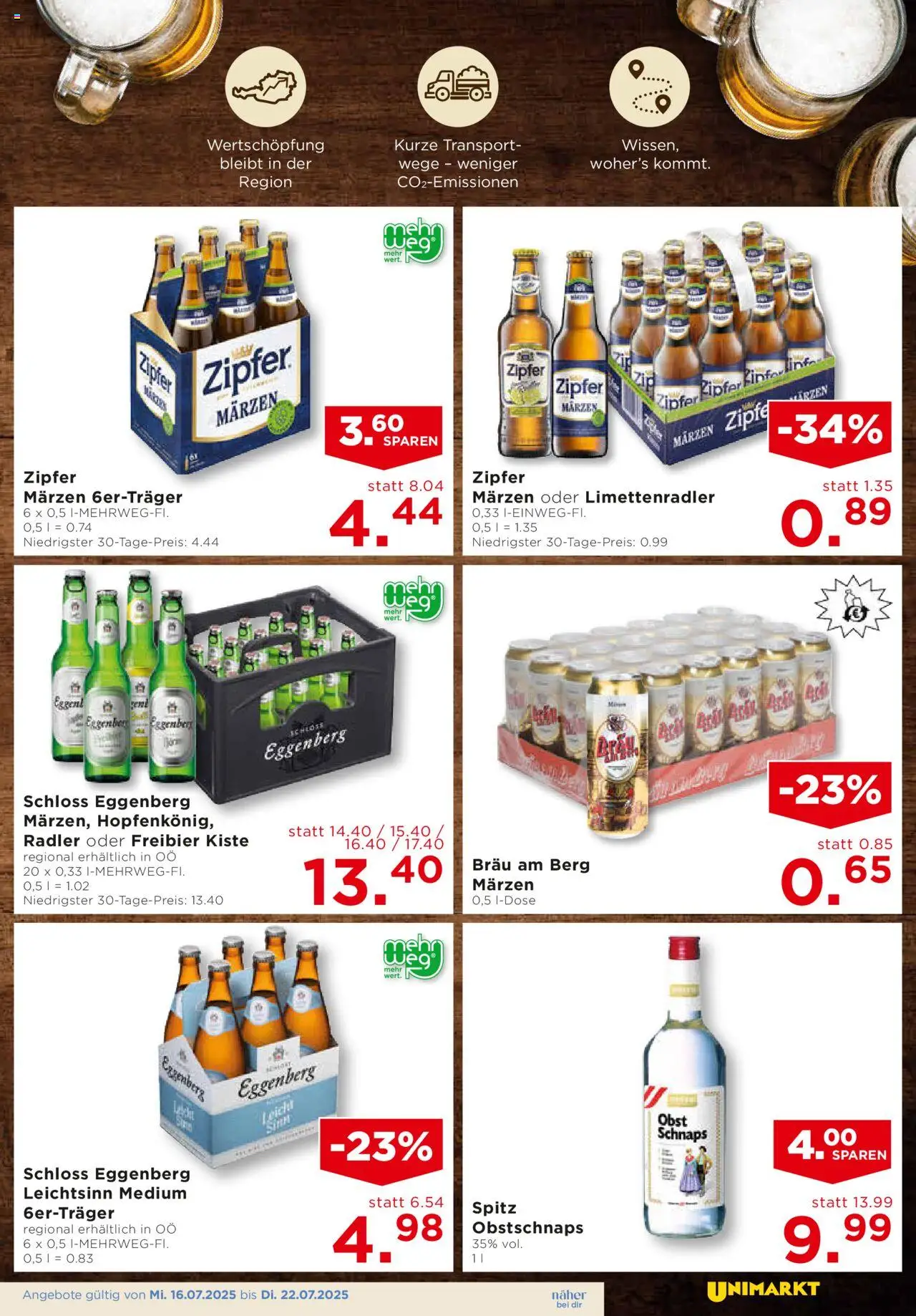 Unimarkt Flugblatt - Seite 5- gültig ab 16.07.2025