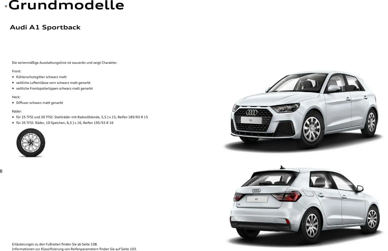 Audi A1 Sportback / A1 allstreet - Seite 8 - gültig ab 28.10.2025