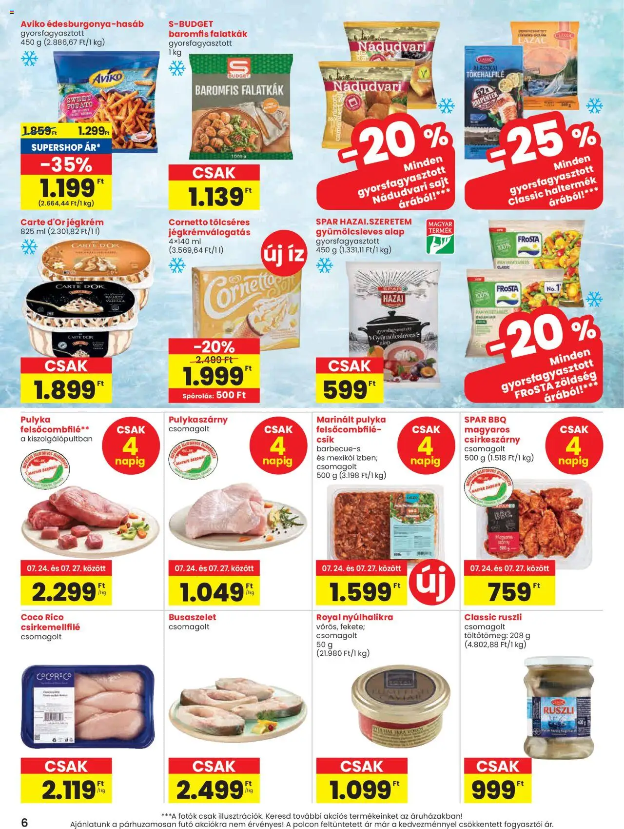 Spar Akciós újság - 6oldal - érvényes 2025.07.24.-tól