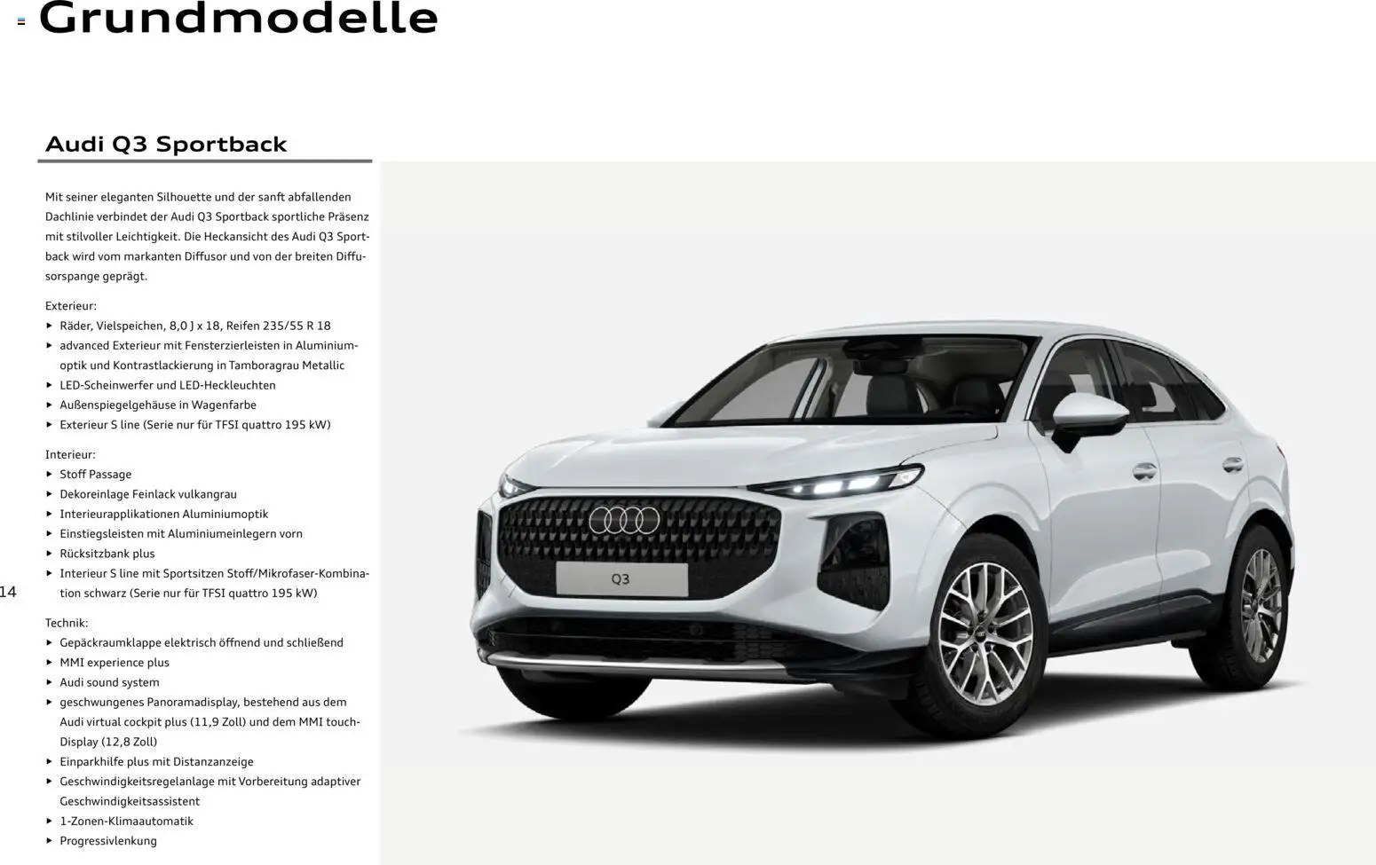 Audi Q3 - Seite 14 - gültig ab 29.01.2026