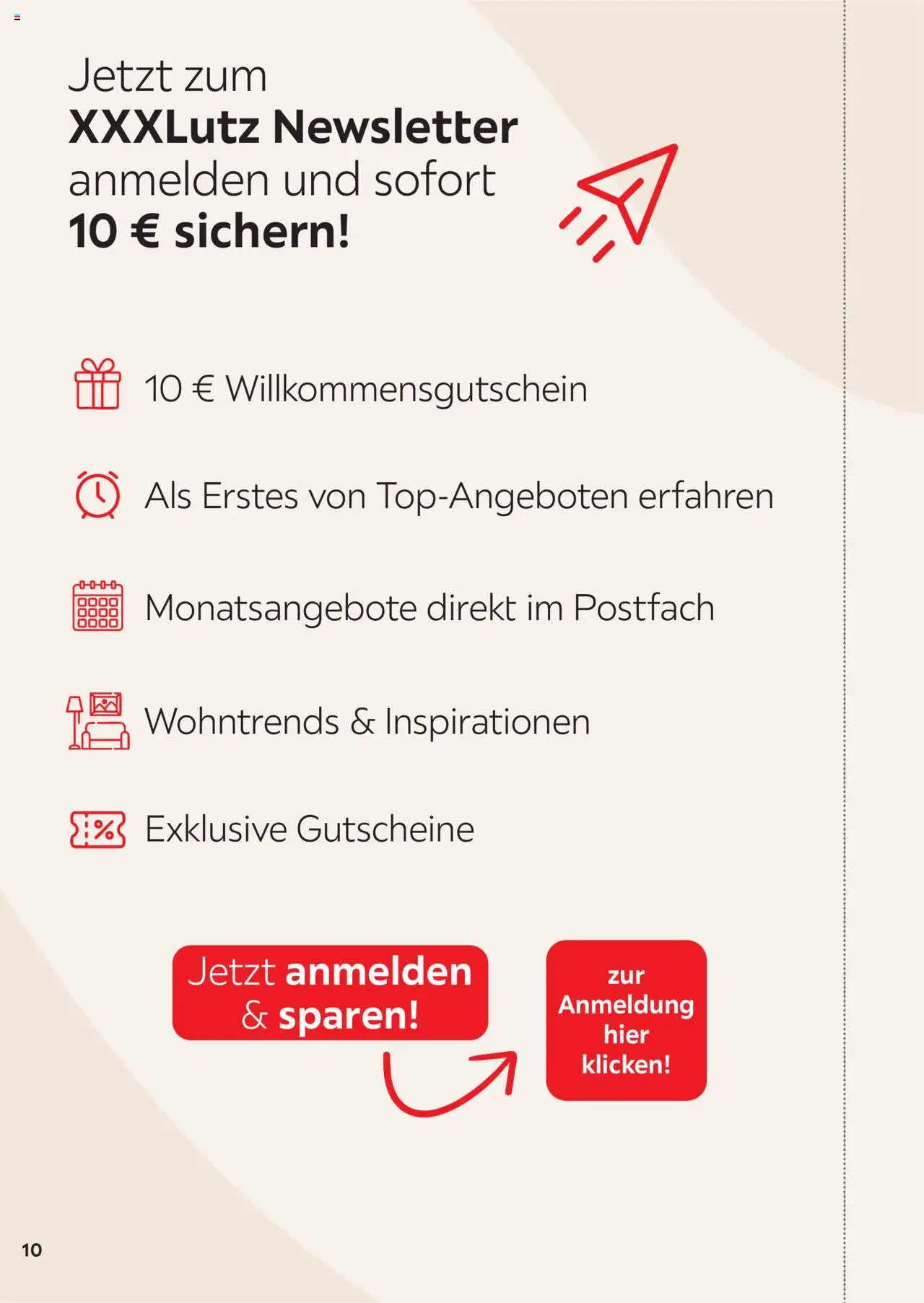 XXXL Lutz Freundschaftskartenjournal - Seite 10 - gültig ab 01.08.2025