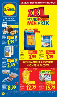 Aperçu LIDL catalogue semaine 32 valable à partir du 14/08/2025