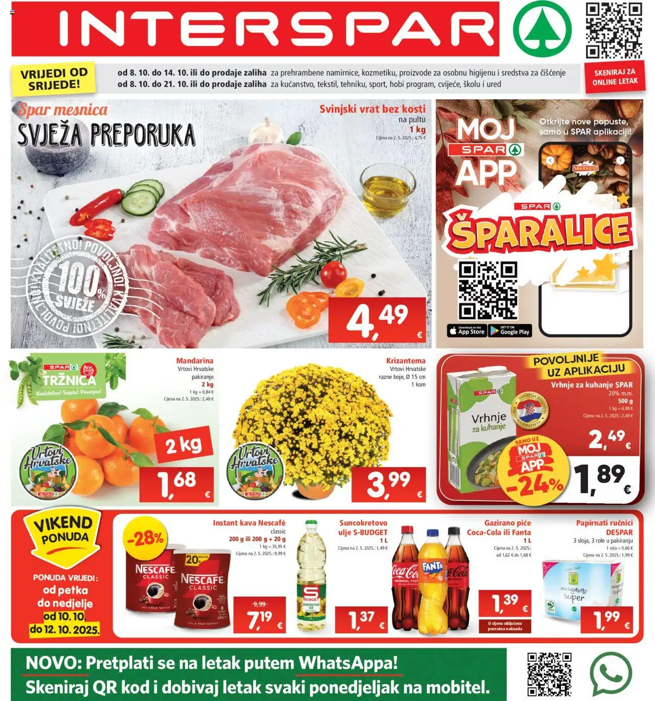 Katalog Interspar - stranica 1- važeći od 08.10.2025