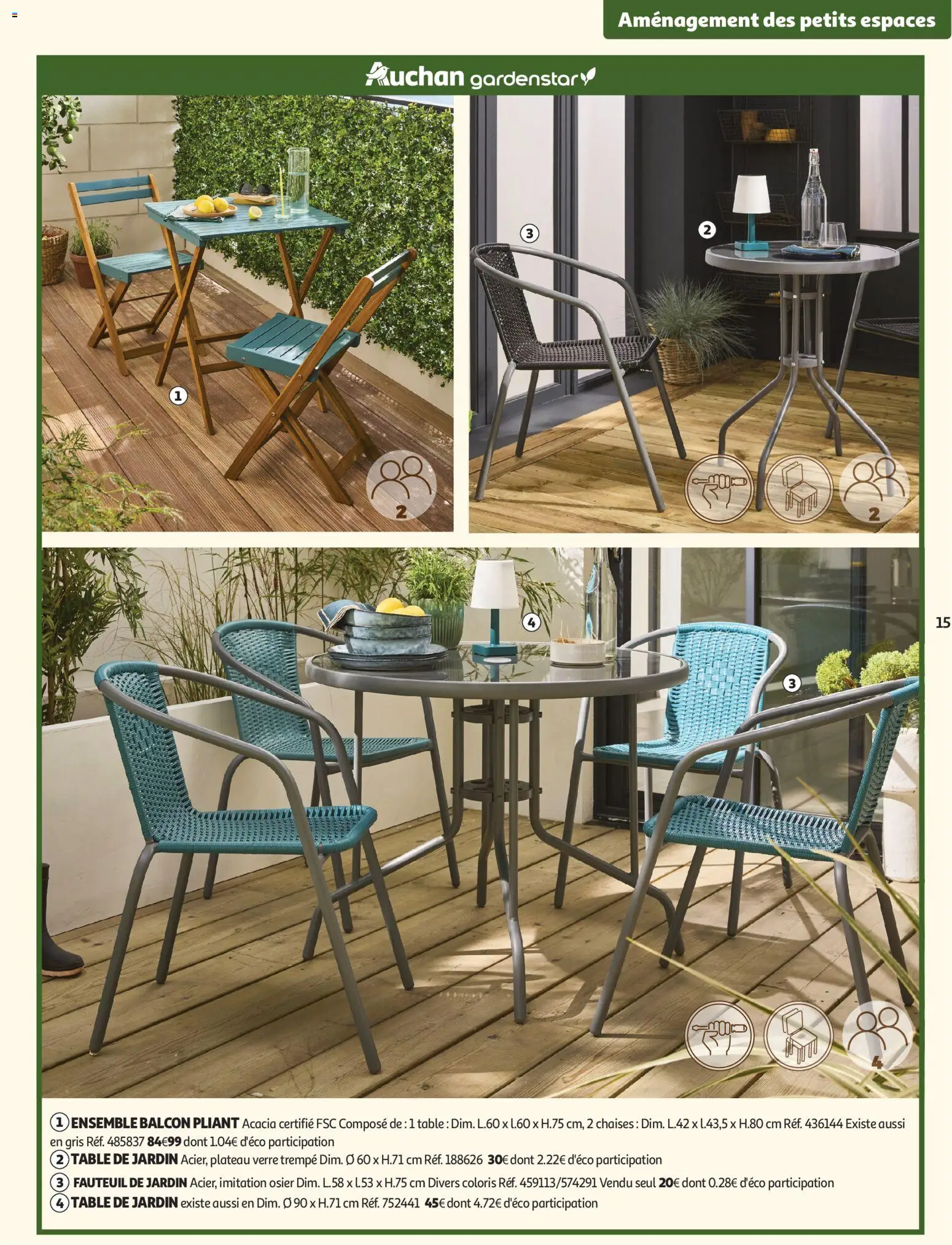 Auchan - Jardinage, meubles jardin - page 15- valid from 03/03/2026