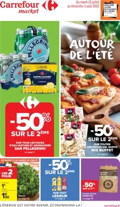 Aperçu Carrefour Market catalogue semaine 30 valable à partir du 22/07/2025