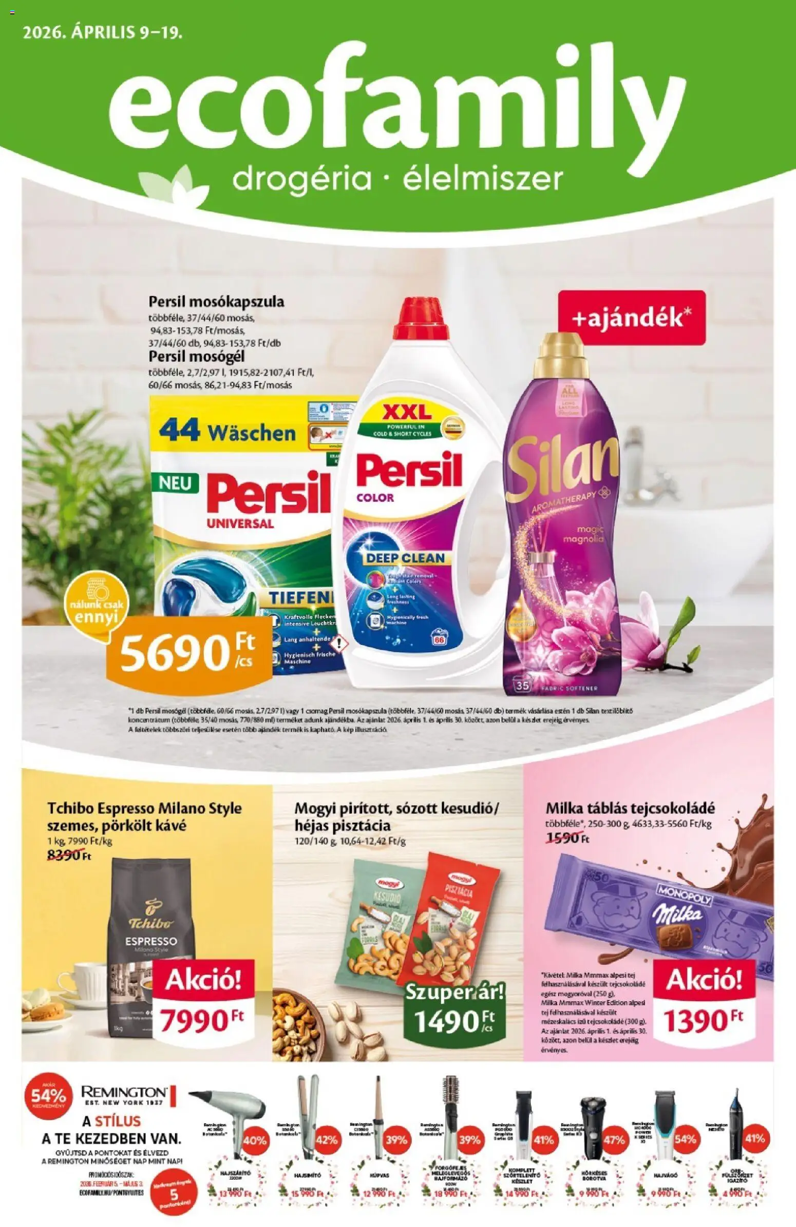 EcoFamily Akciós újság - 1oldal - érvényes 2026.04.09.-tól