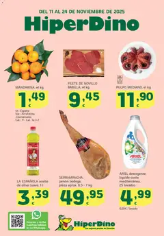 Vista previa del folleto HiperDino folleto válido desde 11/11/2025