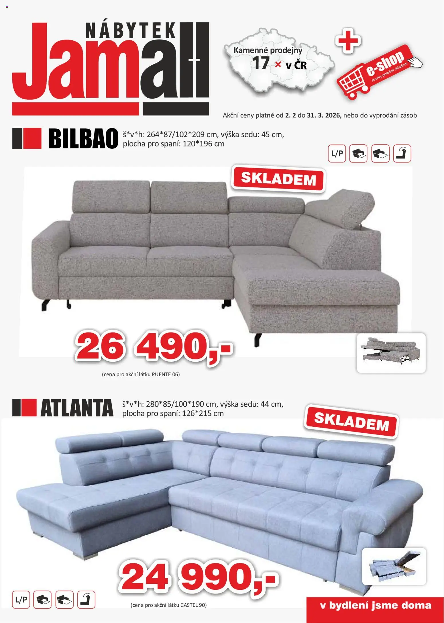 Jamall nábytek leták - Výprodej - strana 1- platný od 02.02.2026