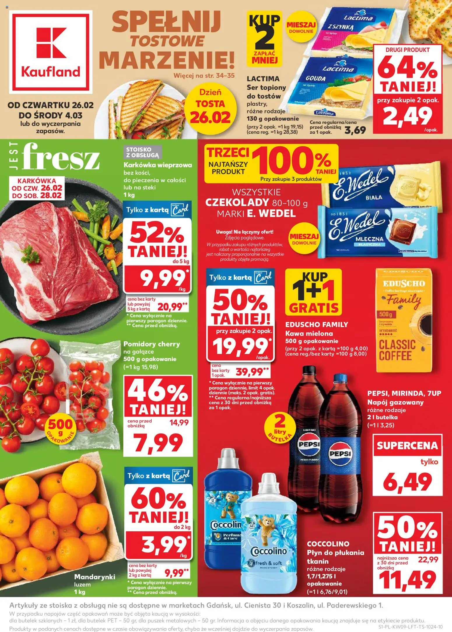 Kaufland gazetka - strona 1- ważny od 26.02.2026