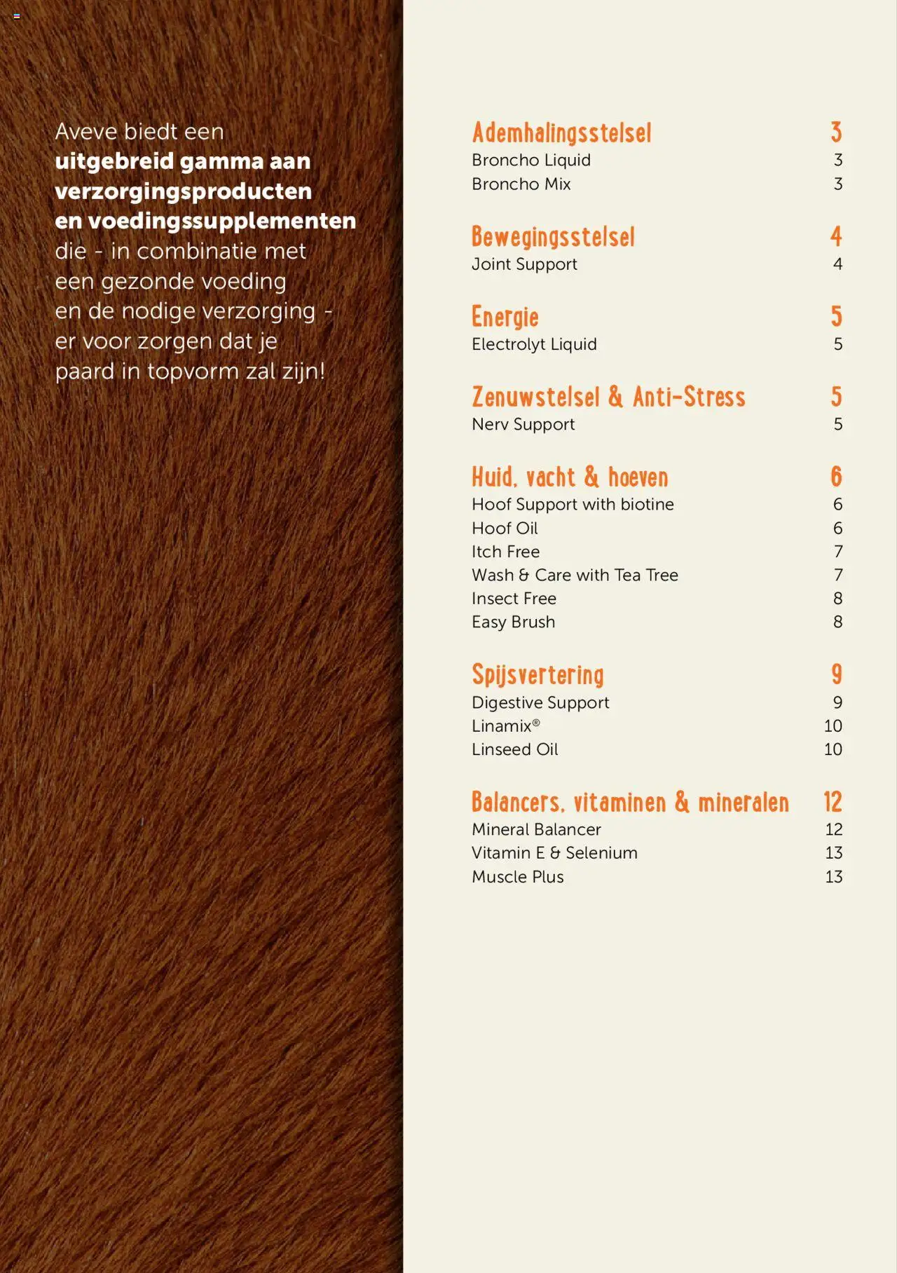 Aveve Paardensupplementen - page 2- valid from 01/06/2023