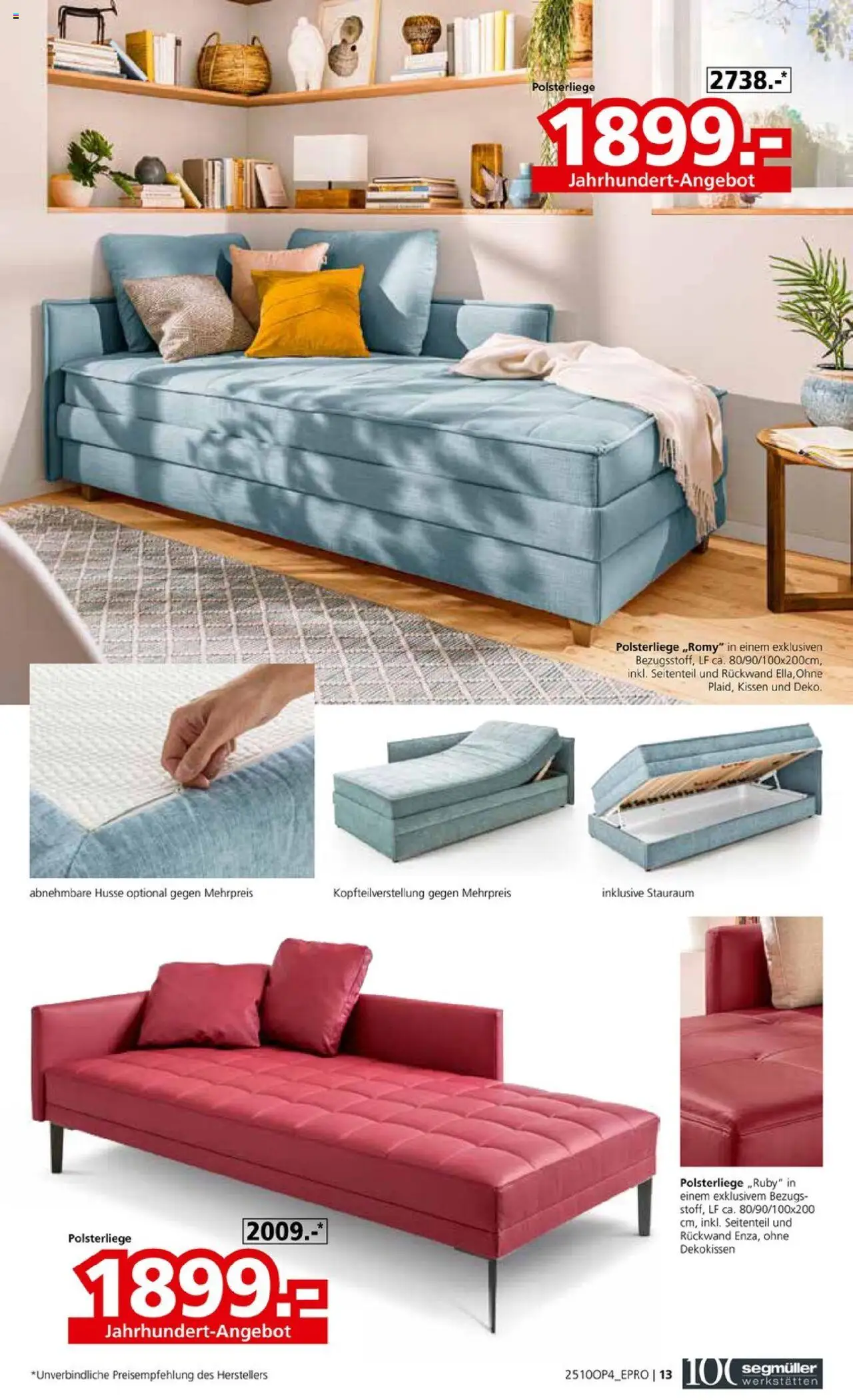 Segmüller Betten gefertigt in Bayern - Seite 13 - gültig ab 17.10.2025