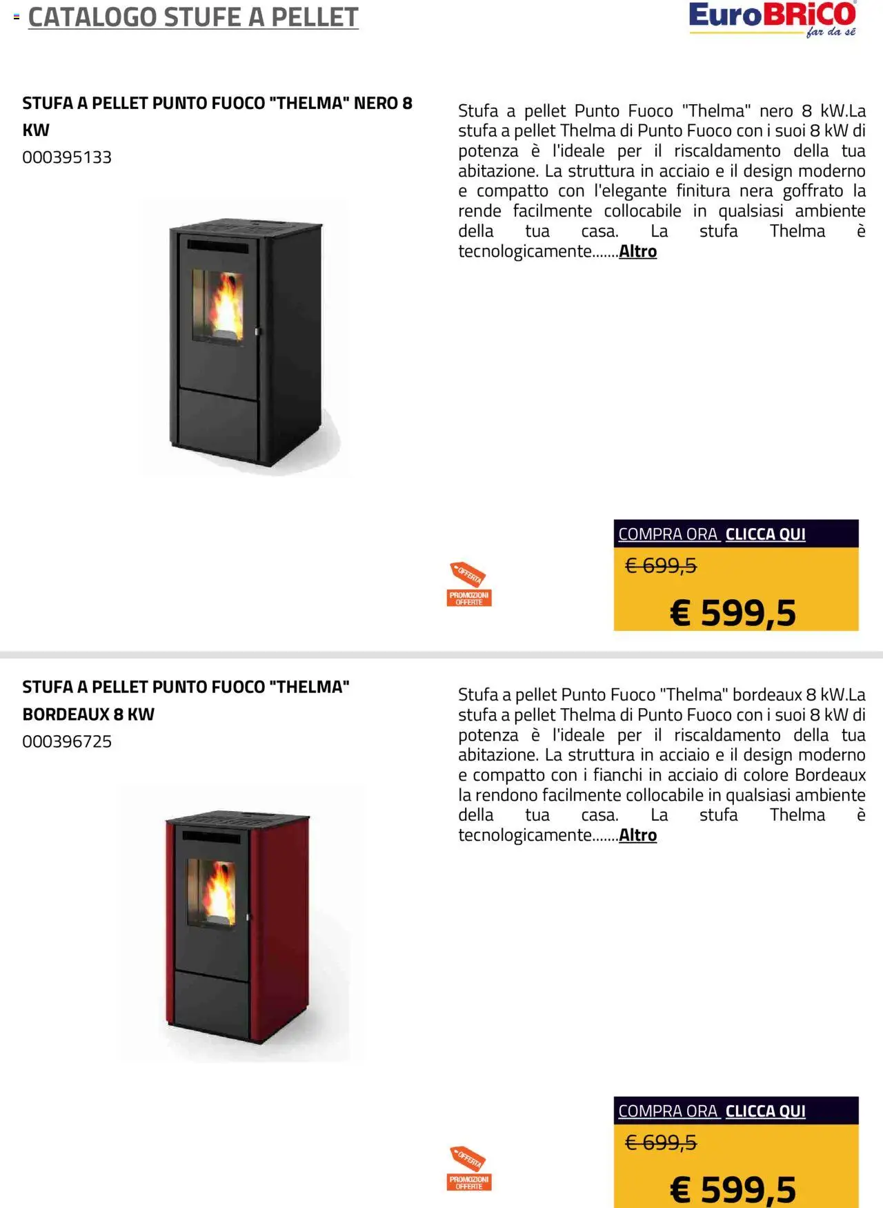 Eurobrico Stufe a Pellet catalogo - pagina 24 - valido dal 23/07/2025