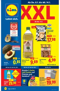 Vorschau Lidl Aktionen gültig ab 08.01.2026