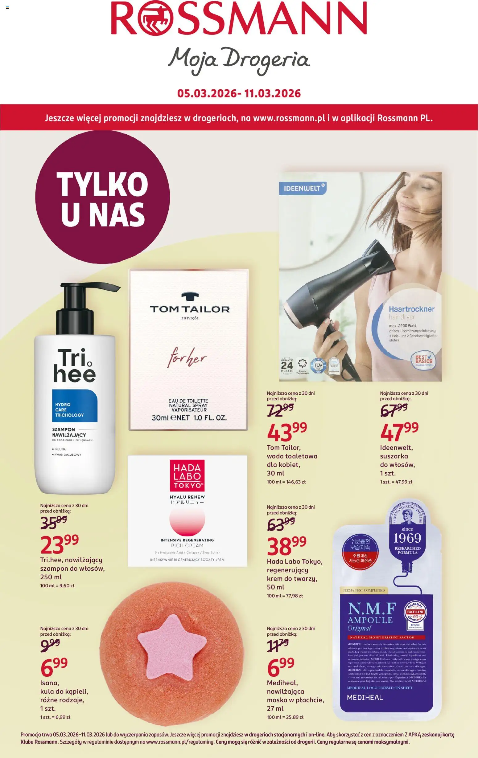 Rossmann gazetka - strona 1- ważny od 05.03.2026