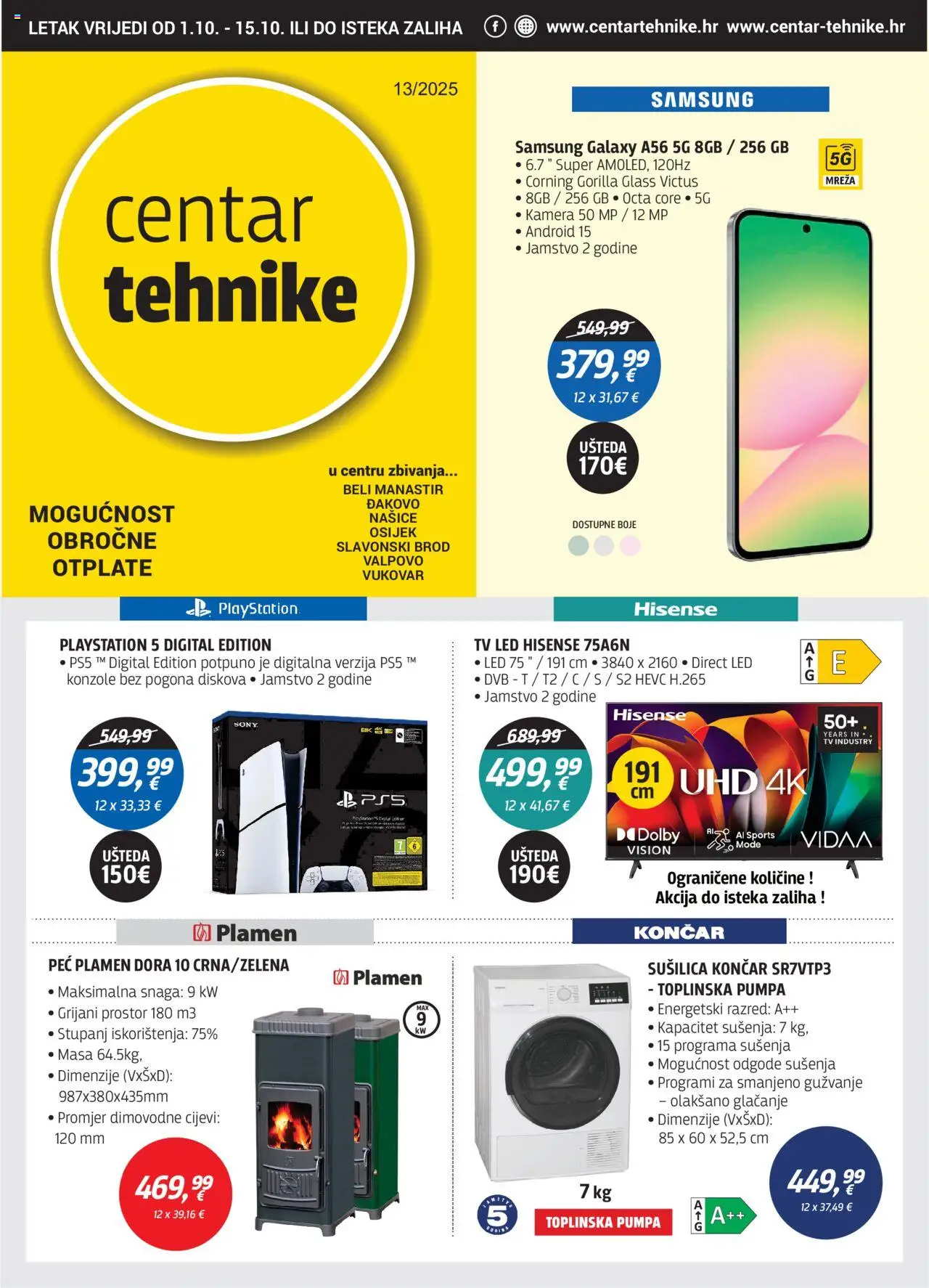 Centar Tehnike - Katalog - stranica 1- važeći od 01.10.2025