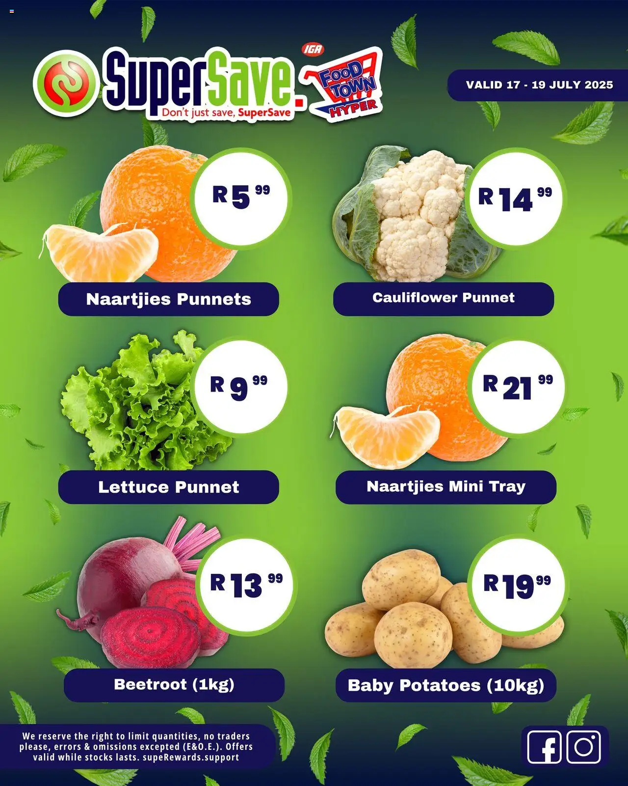 Super Save Fresh Specials - page 3- valid from 17/07/2025