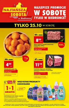 Podgląd Biedronka gazetka - Najtańsza sobota ważny od 25.10.2025