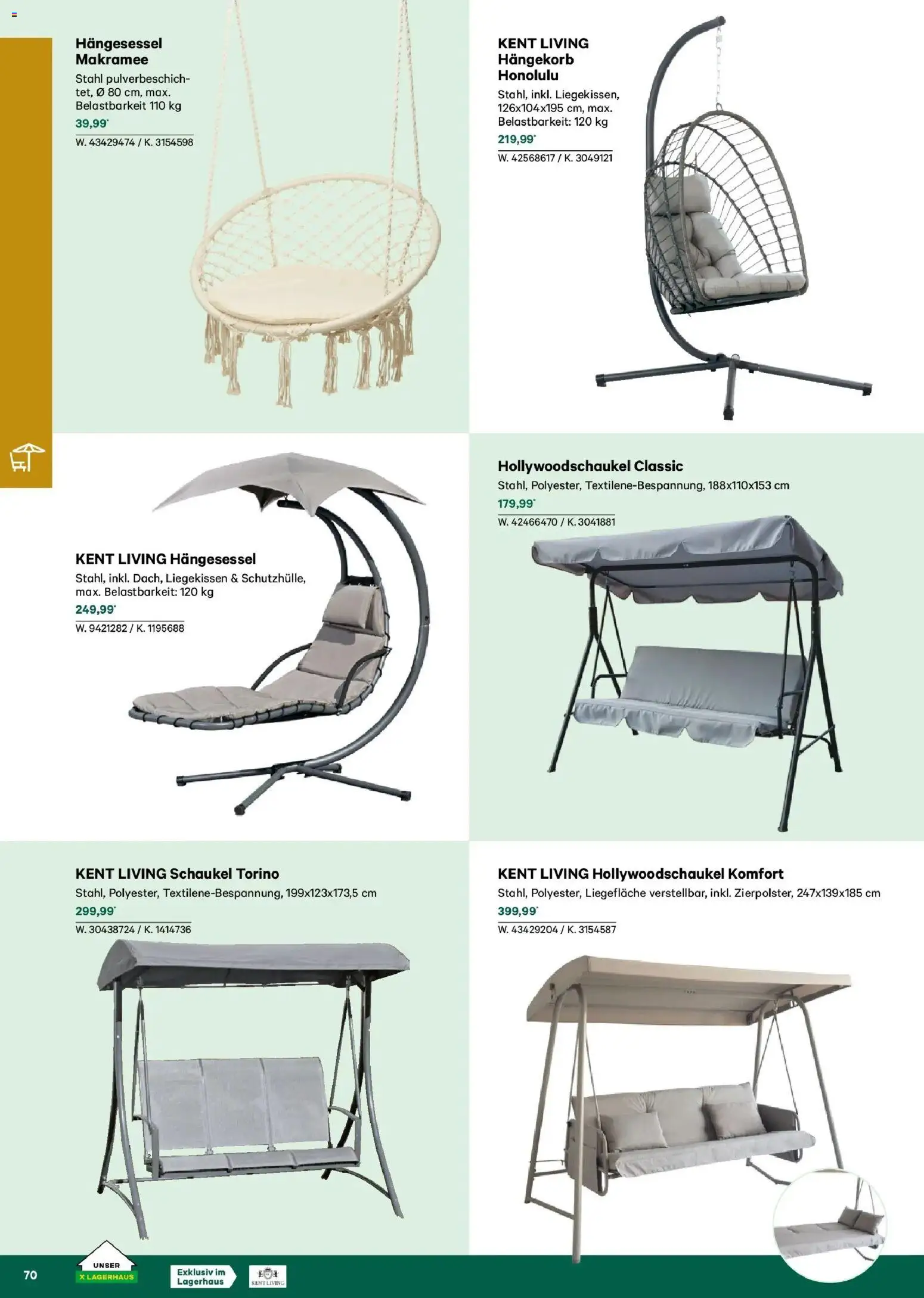 Lagerhaus Garten & Freizeit Katalog 2026 - Wien, Innsbruck - page 70- valid from 01.03.2026