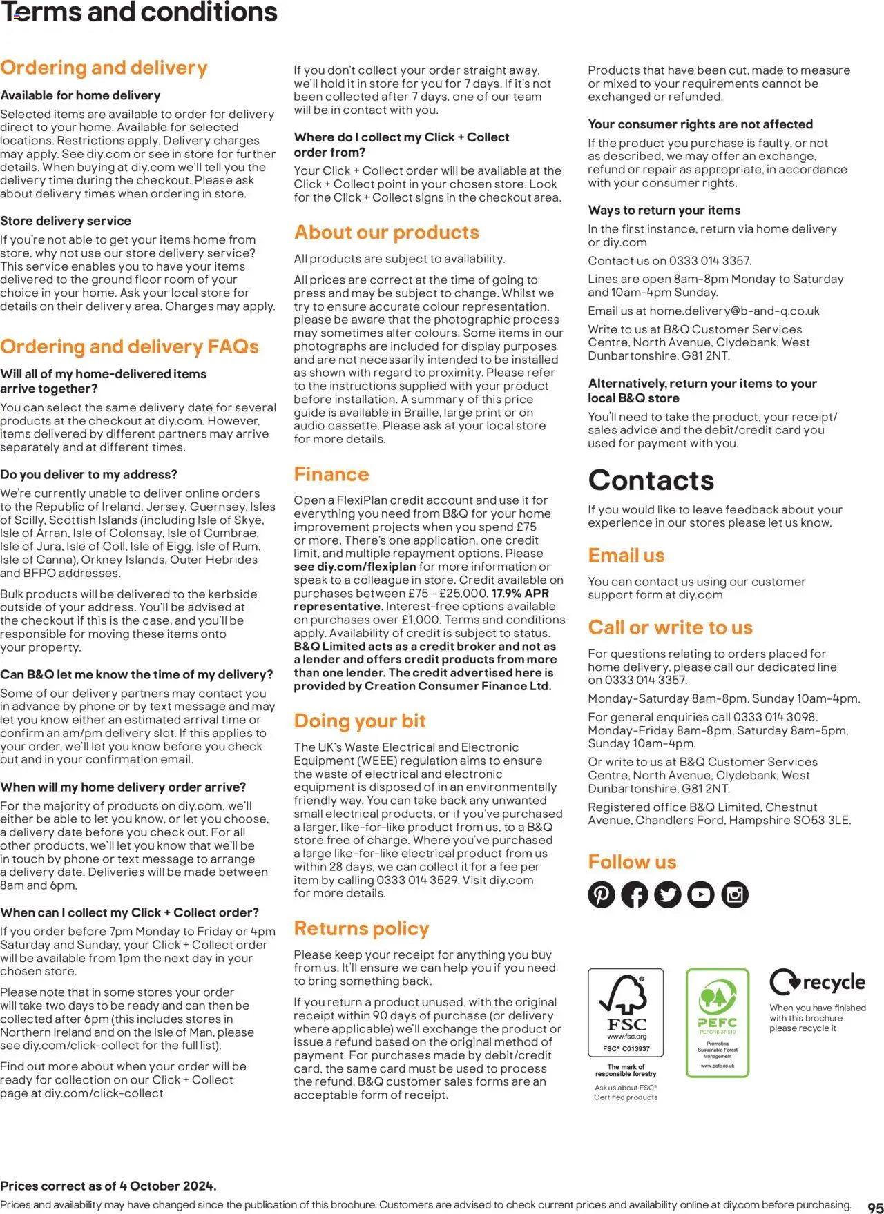 B&Q - Radiators - page 95- valid from 01/07/2025