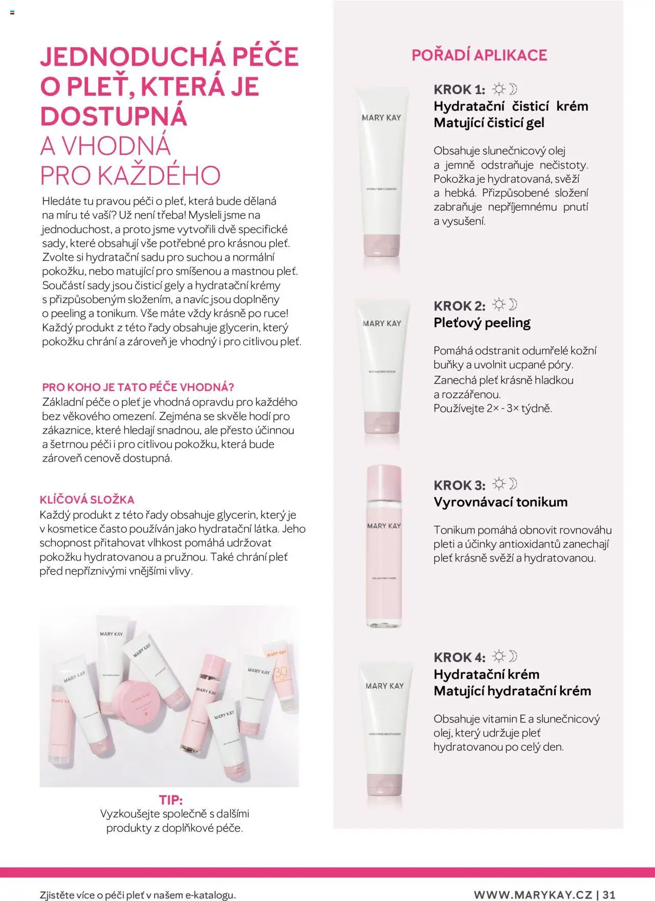 Mary Kay katalog - Průvodce péčí o pleť - strana 31- platný od 22.02.2025