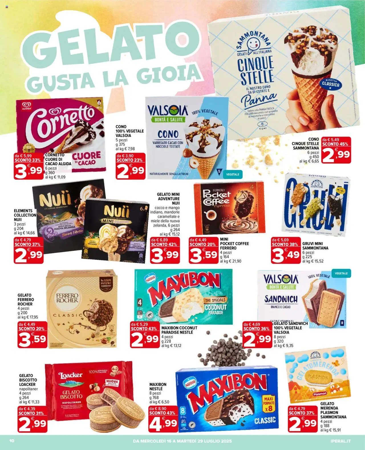 Volantino Iperal	 - pagina 10 - valido dal 16/07/2025