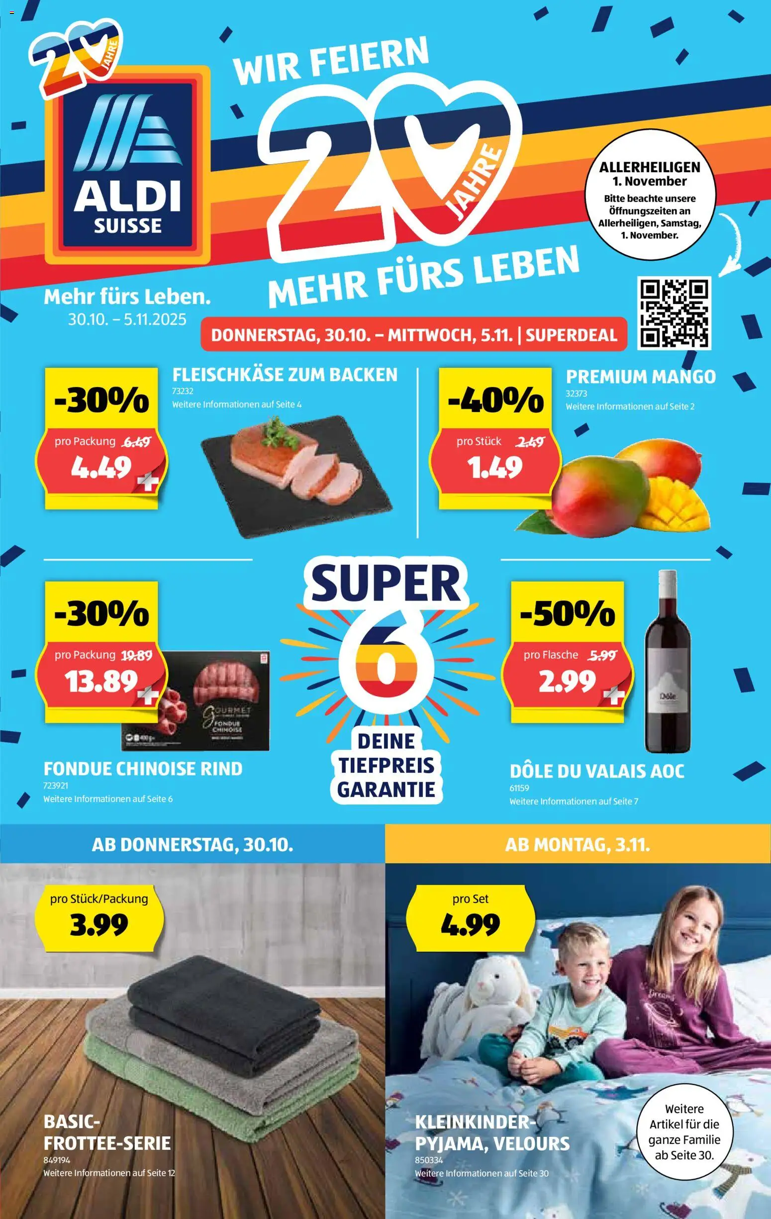 Aldi Aktionen - Seite 1- gültig ab 30.10.2025