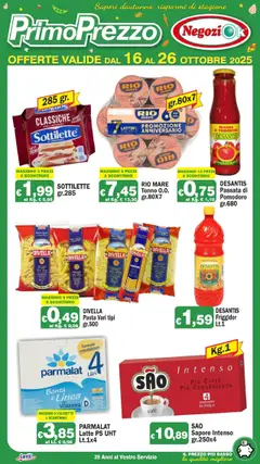 Anteprima Volantino Primo Prezzo	 valida dal 16/10/2025