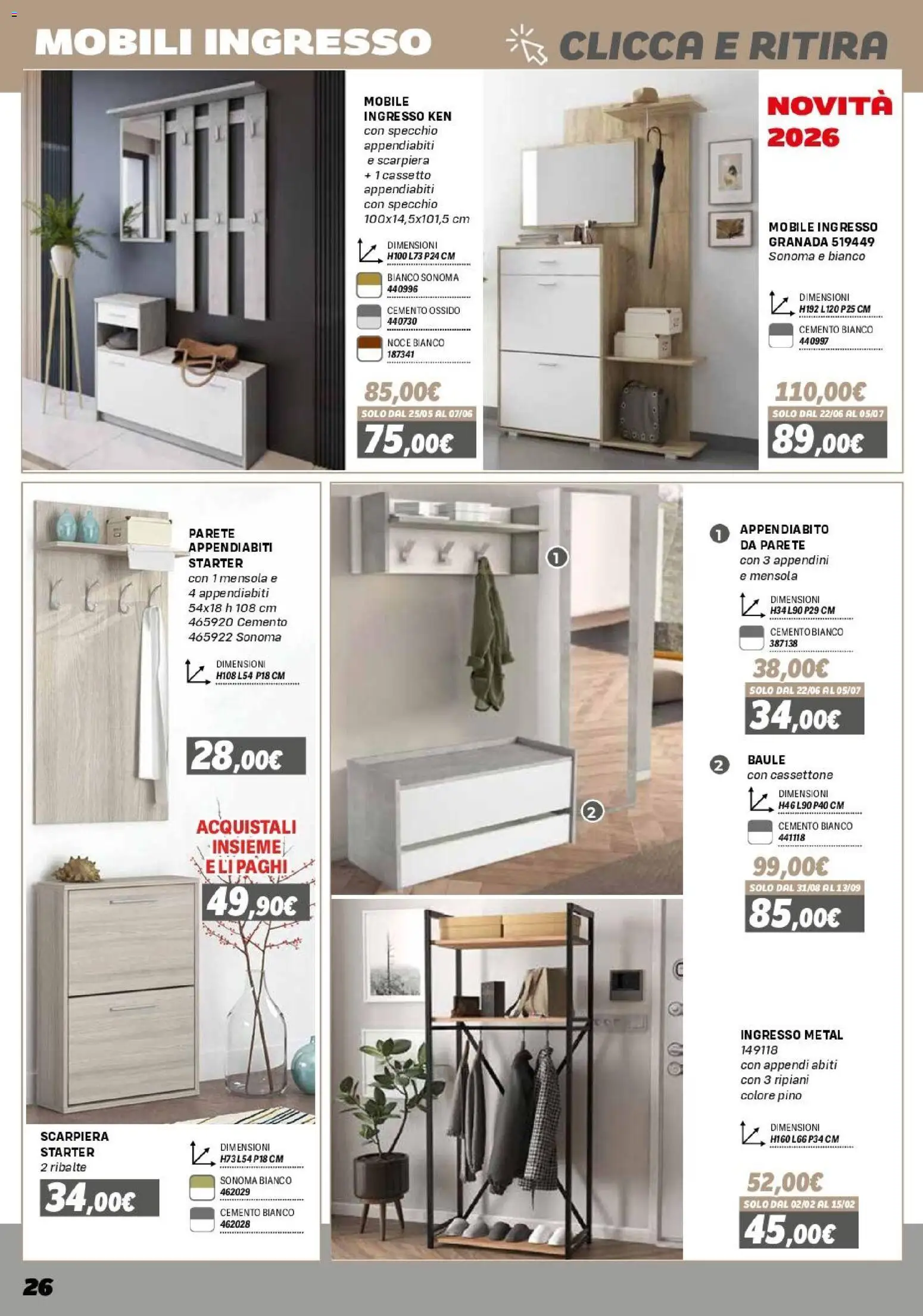 Orizzonte Mobile catalogo - pagina 26 - valido dal 16/01/2026