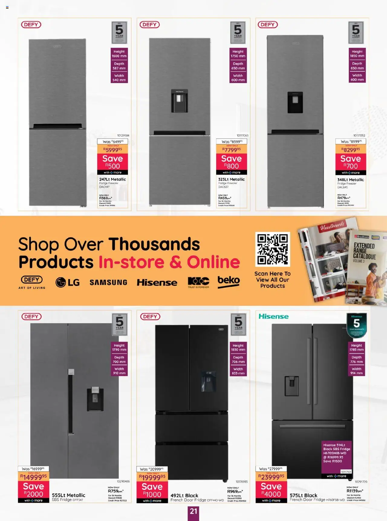Bradlows Specials - page 21- valid from 17/07/2025