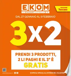 Anteprima Ekom Toscana catalogo valida dal 27/01/2026