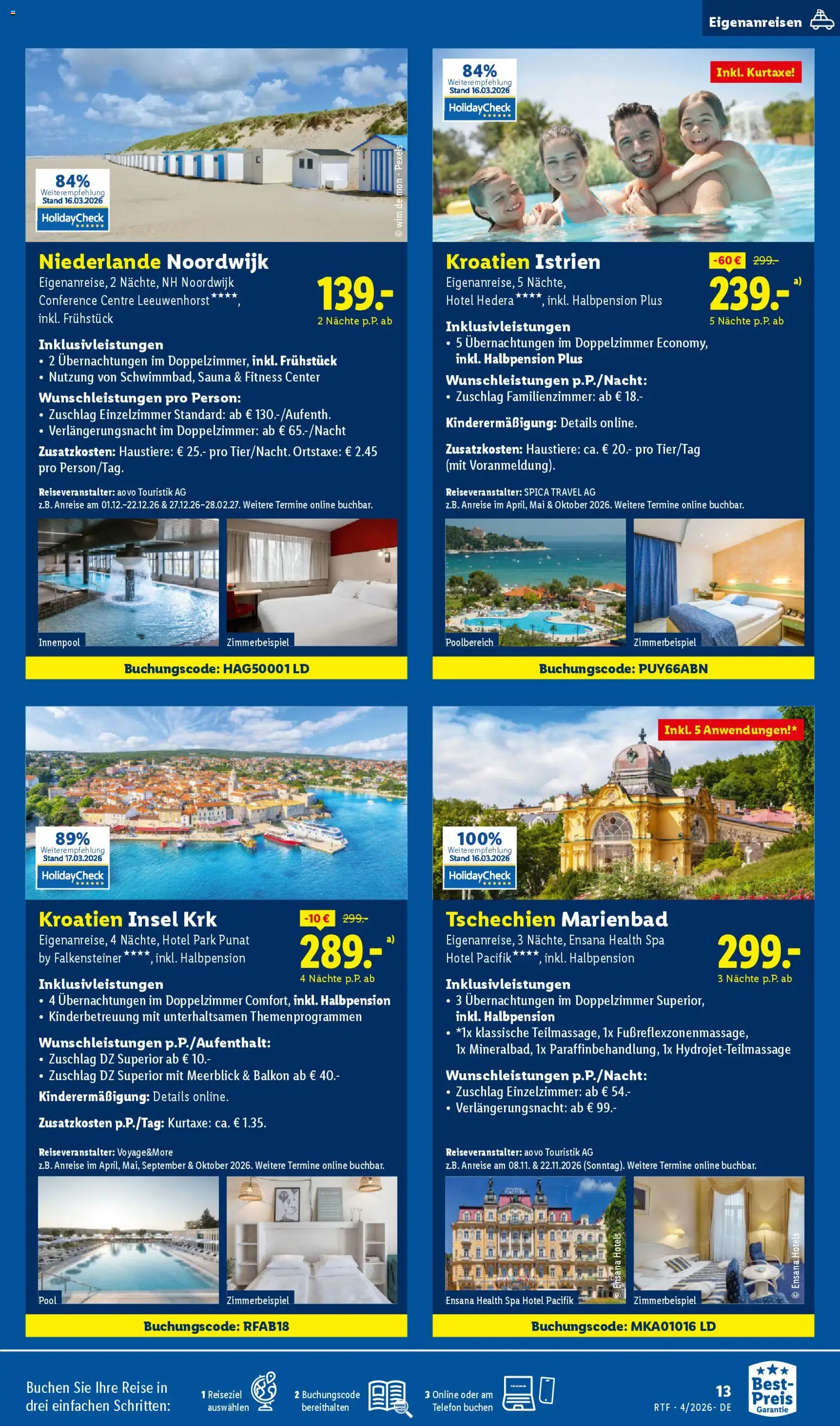 Lidl Reisen Prospekt 	 - Seite 13 - gültig ab 11.04.2026