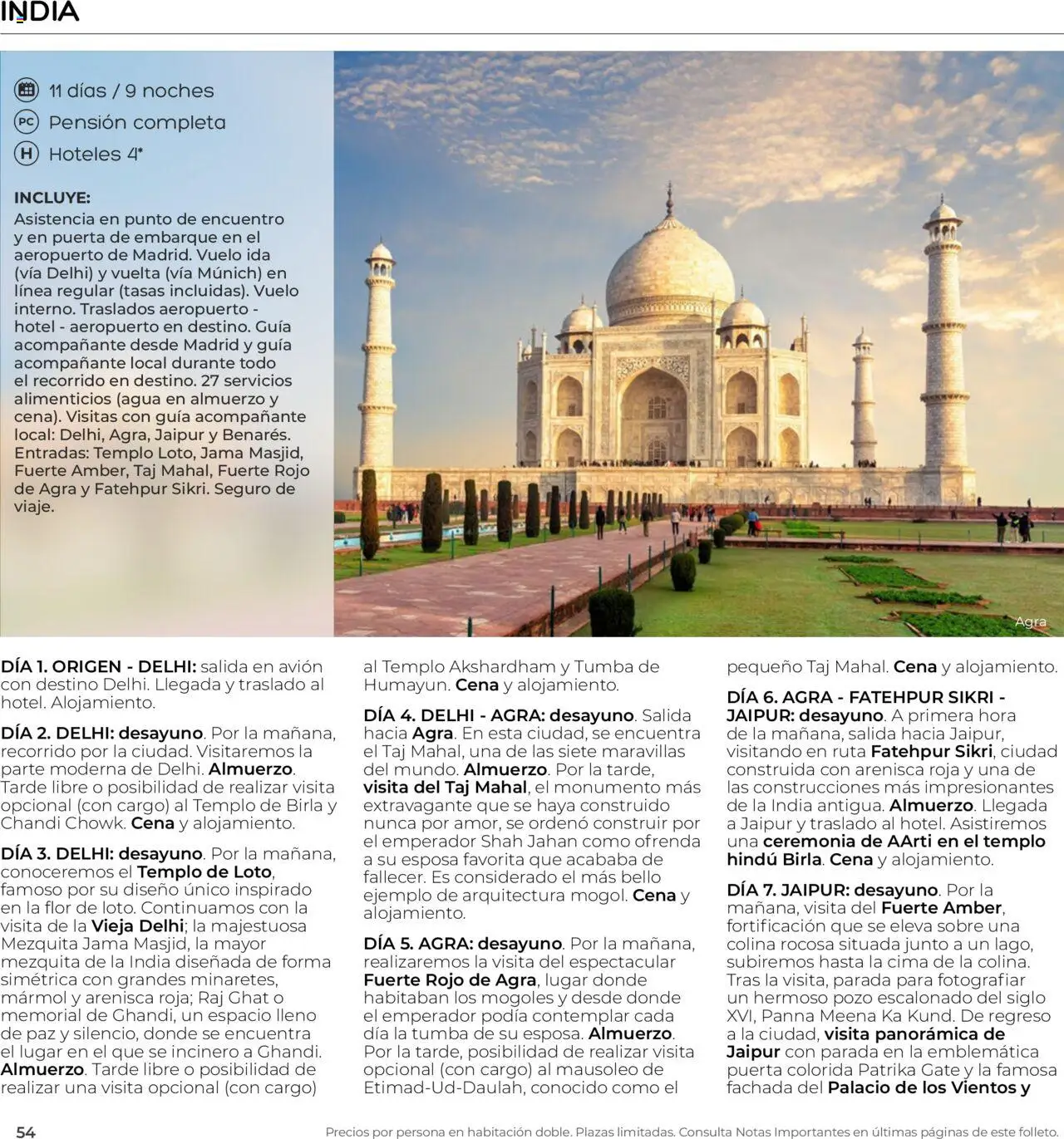 Viajes El Corte Inglés - Club de Vacaciones - Vacaciones Económicas Personalizado - Página de 54 - Válido desde 01/09/2025