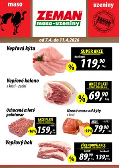 Náhled Prodejny Zeman leták platný od 07.04.2026