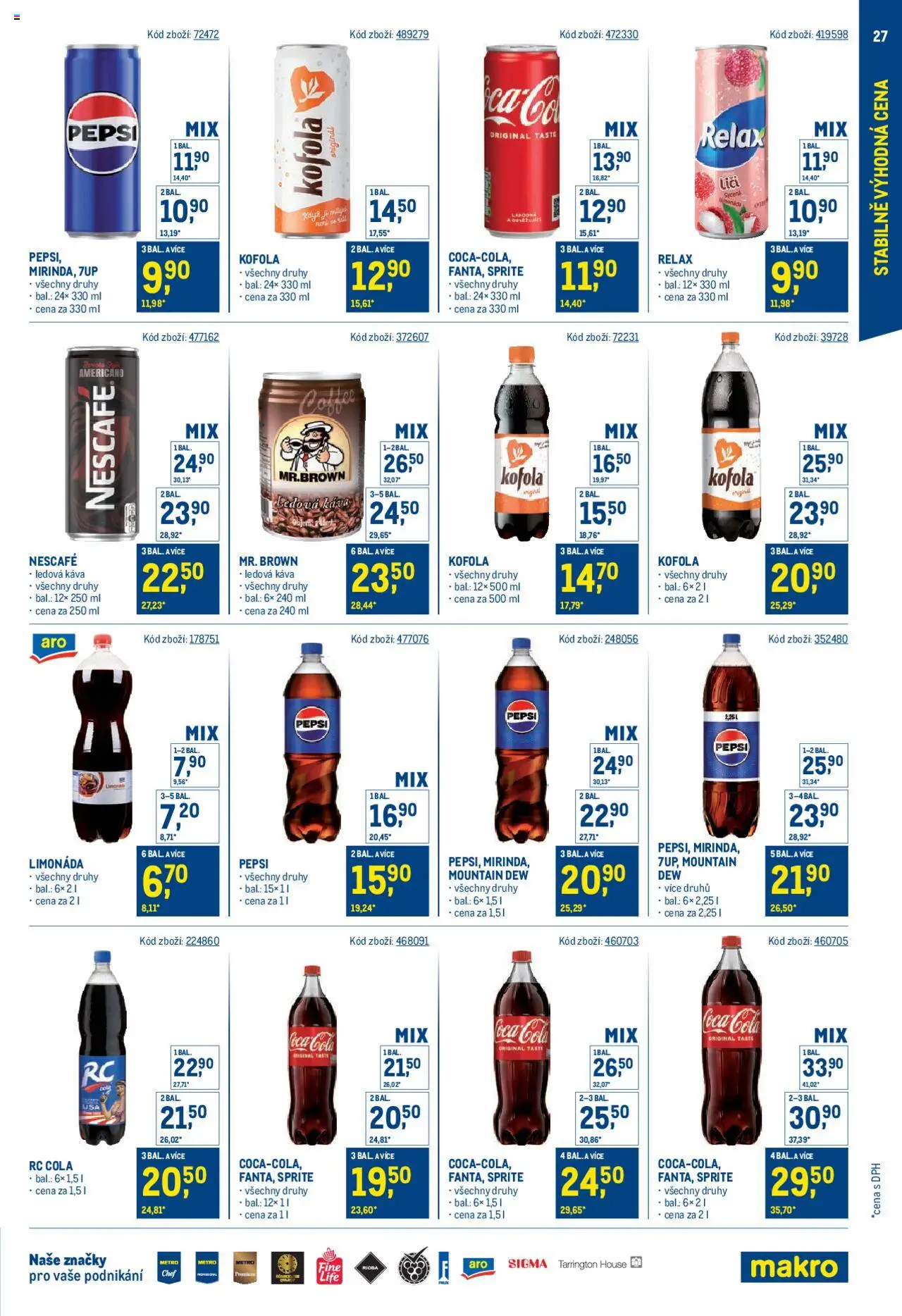 Makro leták - Stabilně výhodná cena - maloobchod - strana 27- platný od 21.05.2025