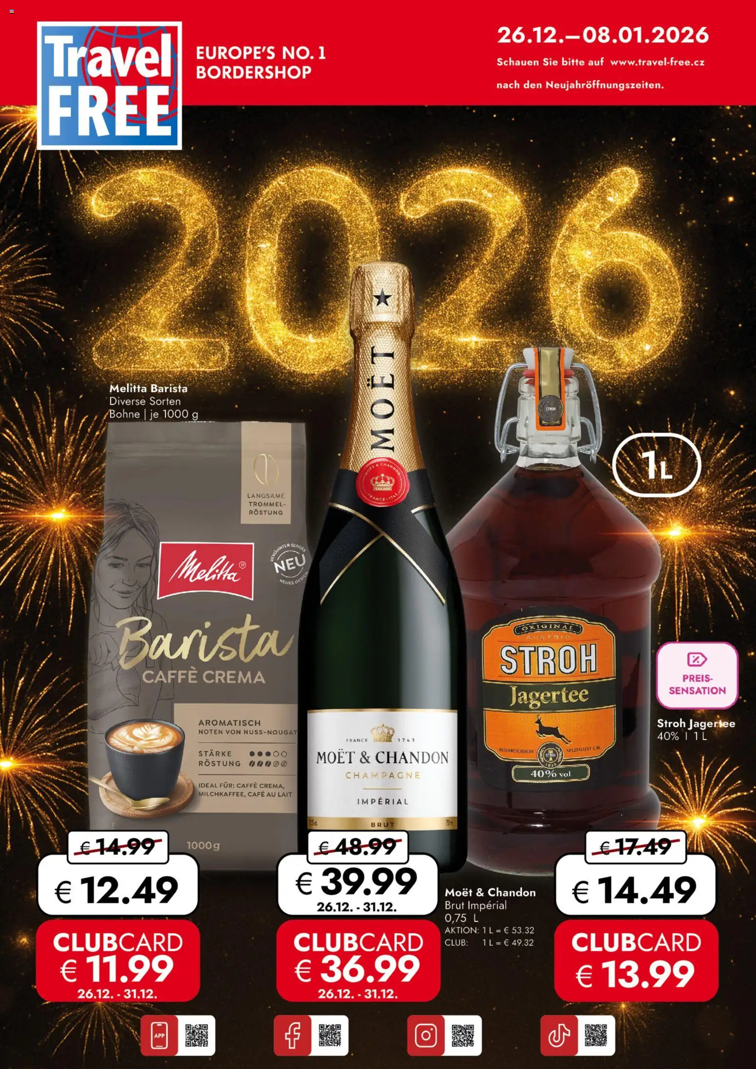 Travel Free leták - strana 1- platný od 26.12.2025