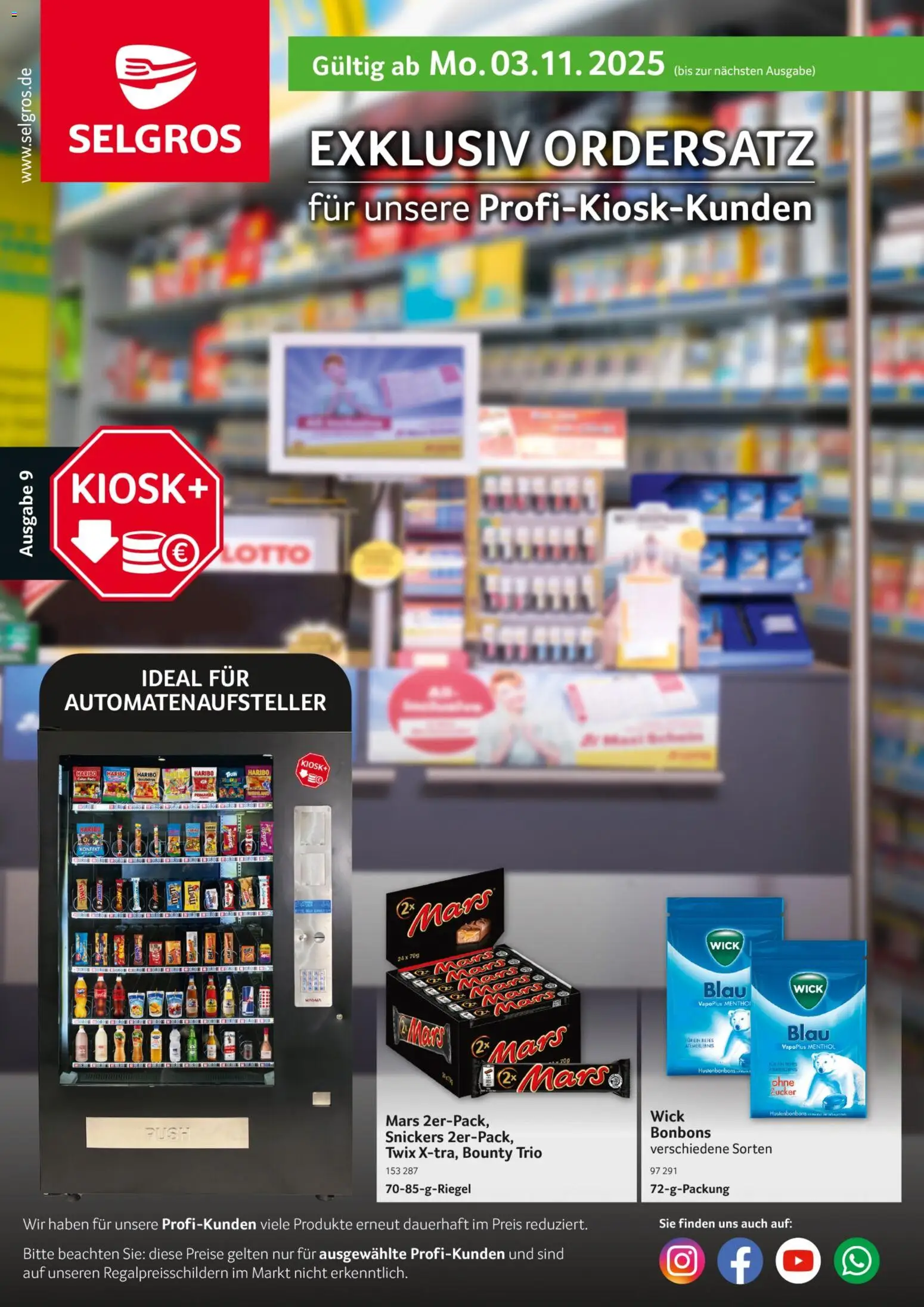 Selgros Odersatz - Seite 1 - gültig ab 03.11.2025