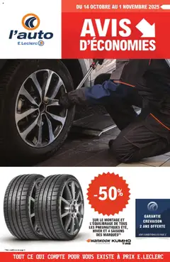 Aperçu l'auto E.Leclerc catalogue valable à partir du 14/10/2025