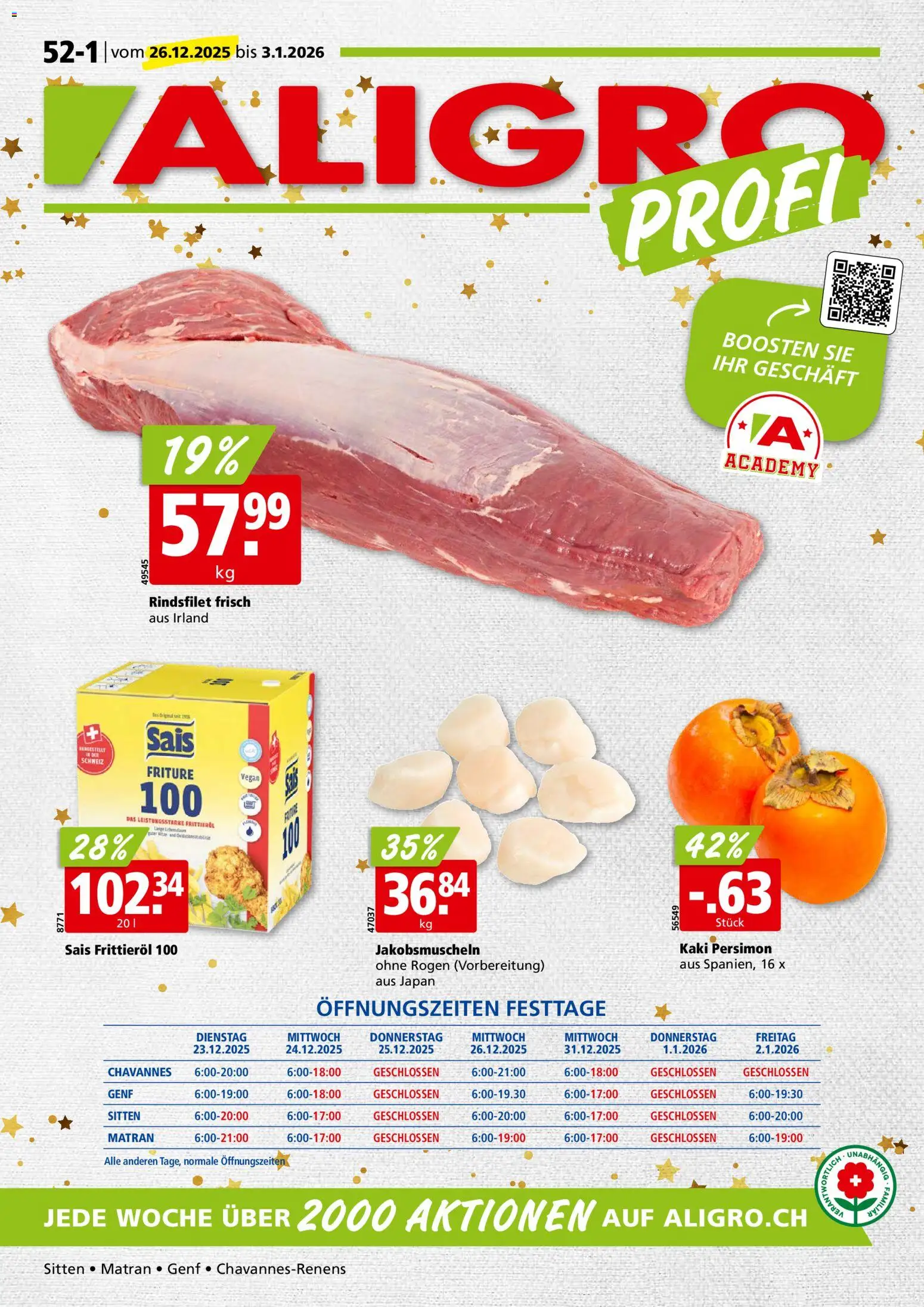Aligro Aktionen - Seite 1- gültig ab 26.12.2025